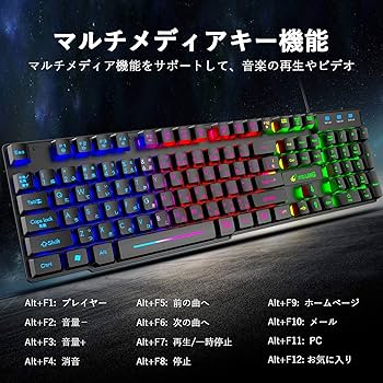 Amazon | LexonTech x ZIYOU LANG T13ゲーミングキーマウス